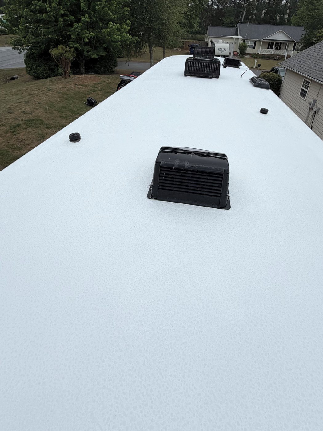 Preventative full-roof coating: after